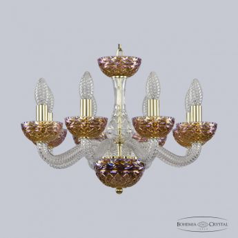 Люстра бронзовая 1311/8/165 G CL/Shampan/M-1F Bohemia Ivele Crystal