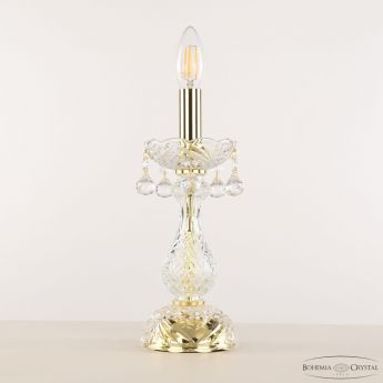 Настольная лампа хрустальная 108L/1-27 G Bohemia Ivele Crystal