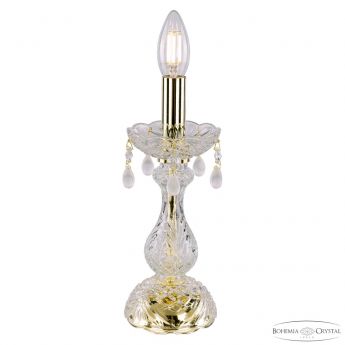 Настольная лампа хрустальная 112L/1-27 G V0300 Bohemia Ivele Crystal
