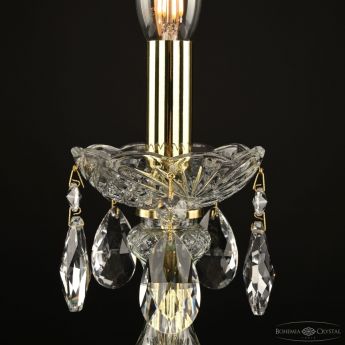 Настольная лампа хрустальная 107L/1-27 G Bohemia Ivele Crystal