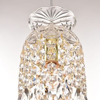 Подвесной светильник хрустальный 14781P/11 G Bohemia Ivele Crystal