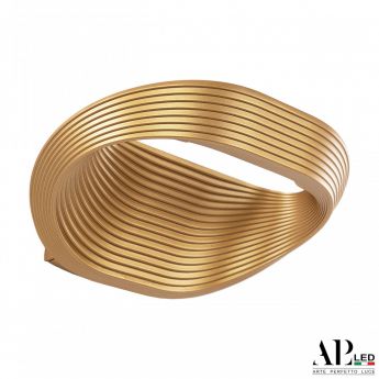 Бра 3304B.JP005-190-BRA.gold.3k APL LED