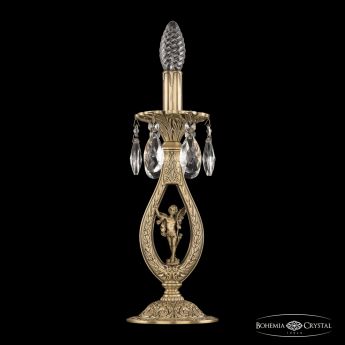 Настольная лампа бронзовая 72400L/1-33 FP FA4S Bohemia Ivele Crystal