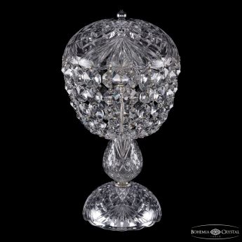 Настольная лампа хрустальная 14771L1/22 Ni Bohemia Ivele Crystal