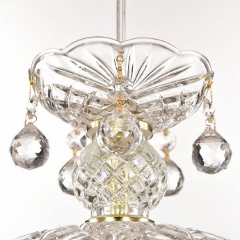Подвесной светильник хрустальный 14781P/22 G R Bohemia Ivele Crystal