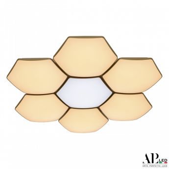 Светильник 3303.6804-6+1-785/750/130 White/Gold Arte Perfetto Luce