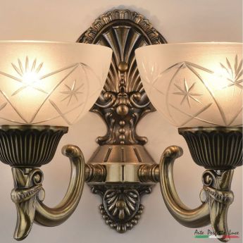 Бра APL2231622STB/2W AB  Arte Perfetto Luce