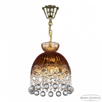 Подвесной светильник с цветным хрусталём 5478/22 G Amber/M-1G Balls Bohemia Ivele Crystal