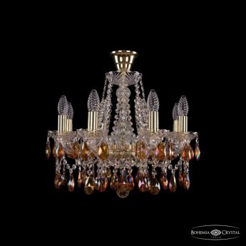 Люстра хрустальная 1413/8/165 G K711 Bohemia Ivele Crystal