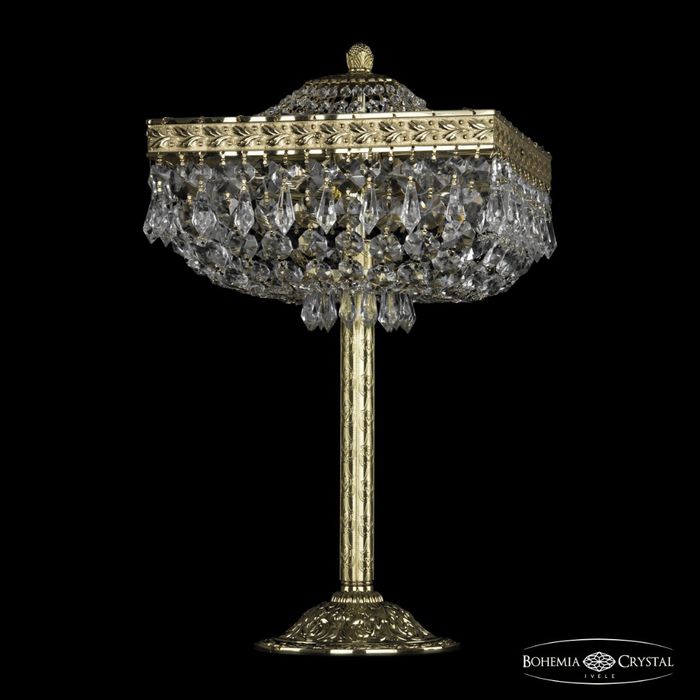 Настольная лампа хрустальная 19272L6/25IV G Bohemia Ivele Crystal
