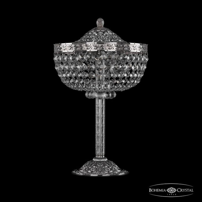 Настольная лампа хрустальная 19281L6/25IV Ni Bohemia Ivele Crystal