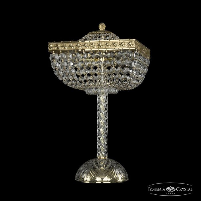 Настольная лампа хрустальная 19282L4/25IV G Bohemia Ivele Crystal