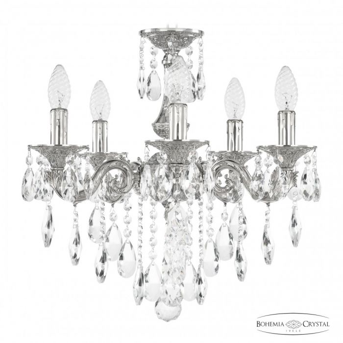 Люстра бронзовая 71101/5/125 B Ni Bohemia Ivele Crystal