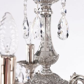 Люстра бронзовая 71101/5/125 B Ni Bohemia Ivele Crystal