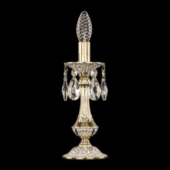 Настольная лампа бронзовая 71100L/1-26 GW Bohemia Ivele Crystal