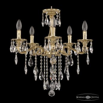 Люстра бронзовая 73102/5/175 B G Bohemia Ivele Crystal