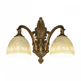 Бра бронзовые 7209B14/2/175 FP P1 D Horse Bohemia Ivele Crystal