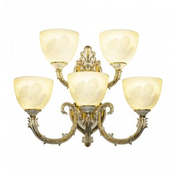Бра бронзовые 7109B16/3+2/210 GW P1 U Angel Bohemia Ivele Crystal