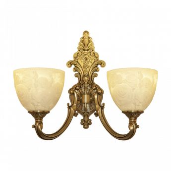 Бра бронзовые 7209B14/2/175 FP P1 U Rose Bohemia Ivele Crystal