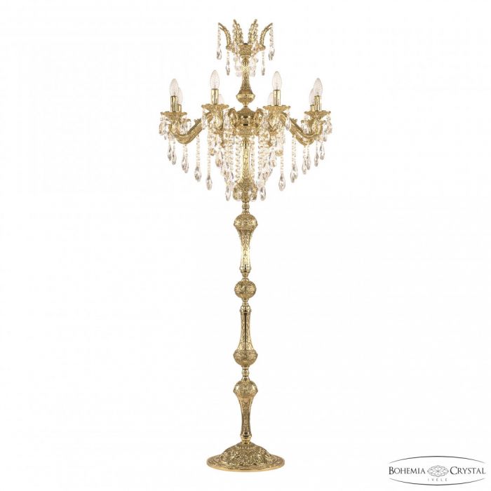 Торшер бронзовый 71102T/8/210 B G Y4 Bohemia Ivele Crystal